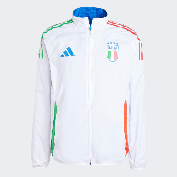 adidas Italien Anthem Jacke Blau adidas Deutschland