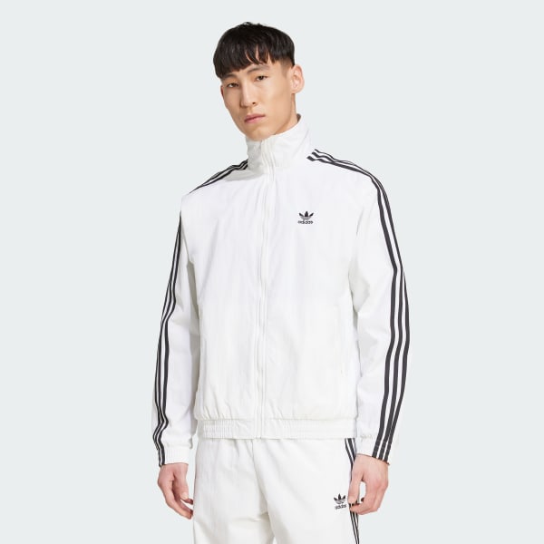 adidas Originals Summer Glow Firebird Track Top - White