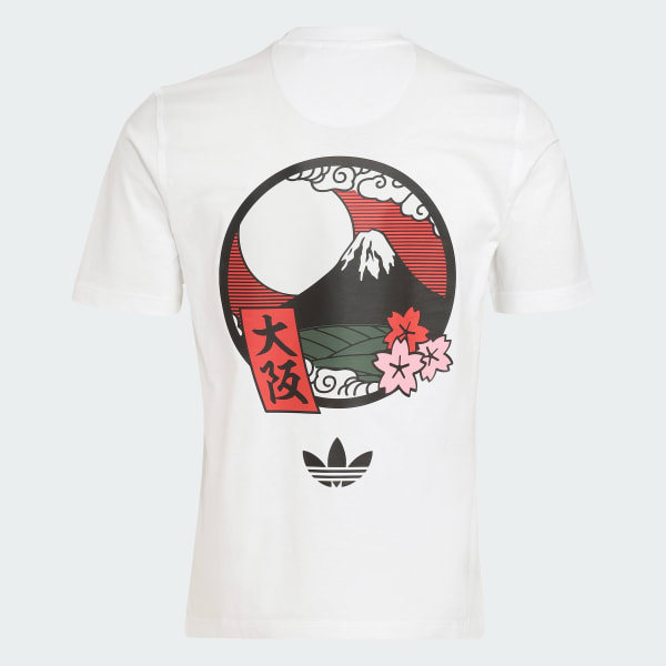 アディダス ESSENTIAL OSAKA TEE HANAFUDA - ホワイト