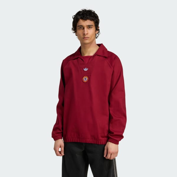 Weinrot Aston Villa FC Terrace Icons Trainingspullover