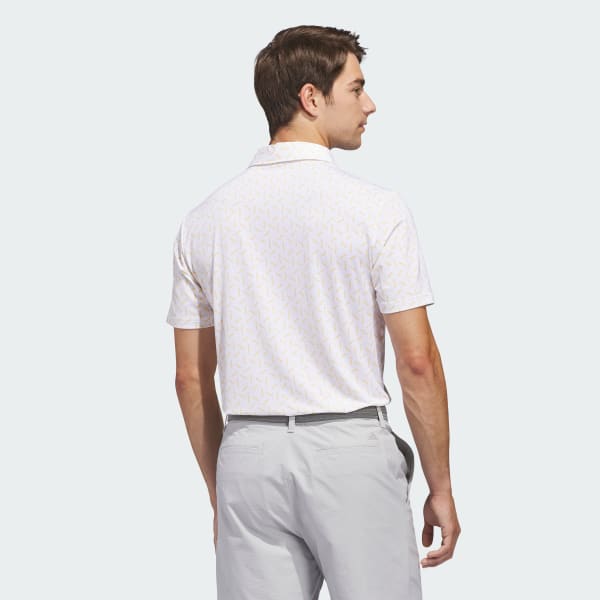 Orange ULTIMATE365 MESH PRINT CLIMACOOL POLO Shirt