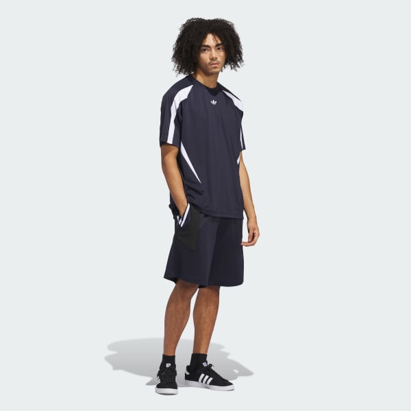 【ADIDAS】Skateboarding Football Short Pants - Navy / JC76 adidas Skateboarding Football Shorts (Gender Neutral) - Blue