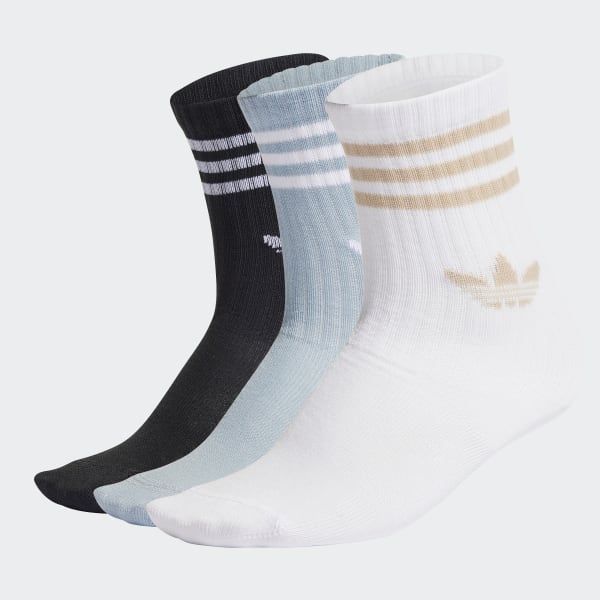 adidas Crew Socks 3 Pairs White Kids' Lifestyle adidas US