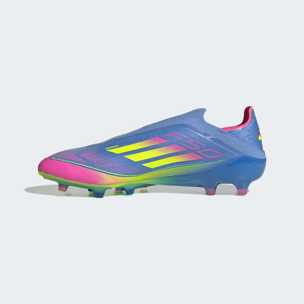 adidas F50 Elite Laceless Artificial Grass Cleats - Blue