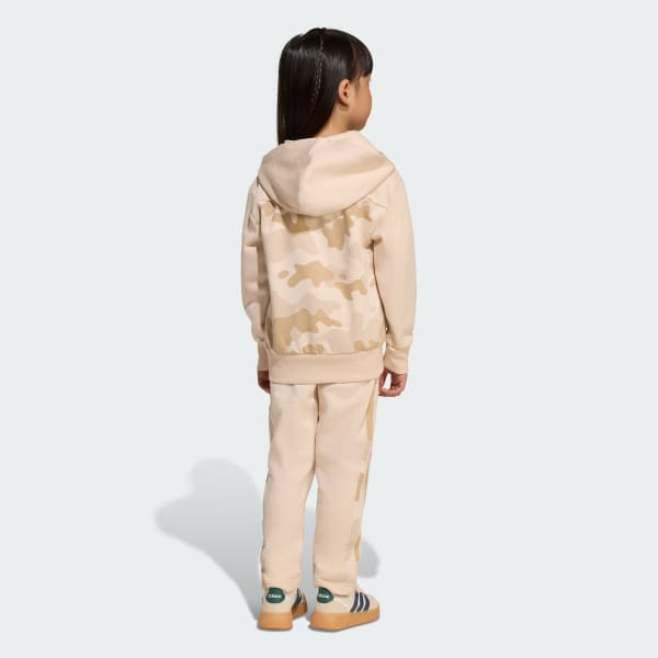 Μπεζ Σετ με joggers Seasonal Essentials Little Kids Camo Fleece