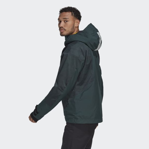 Zielony Terrex 2-Layer Insulated Snow Graphic Jacket MLT14