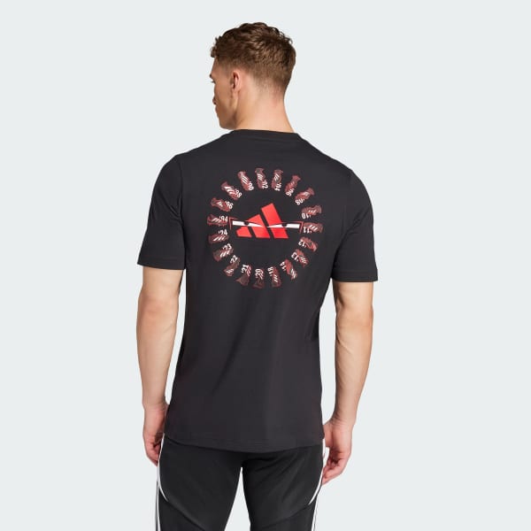 Negro Camiseta Predator History Estampada