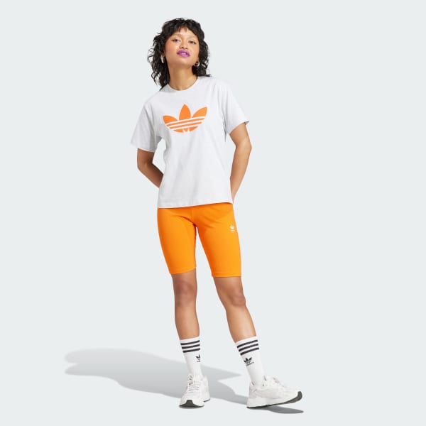 adidas Adicolor Essentials Short Leggings - Orange | Women\'s Lifestyle |  adidas US