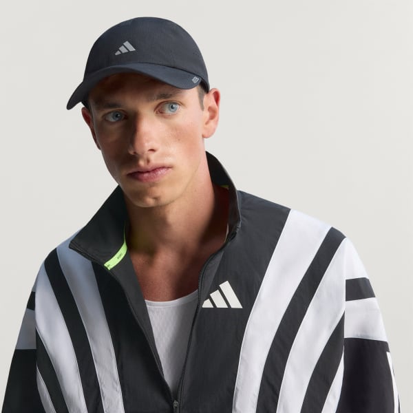 アディダス Adizero アーカイブ ランニングジャケット - ブラック