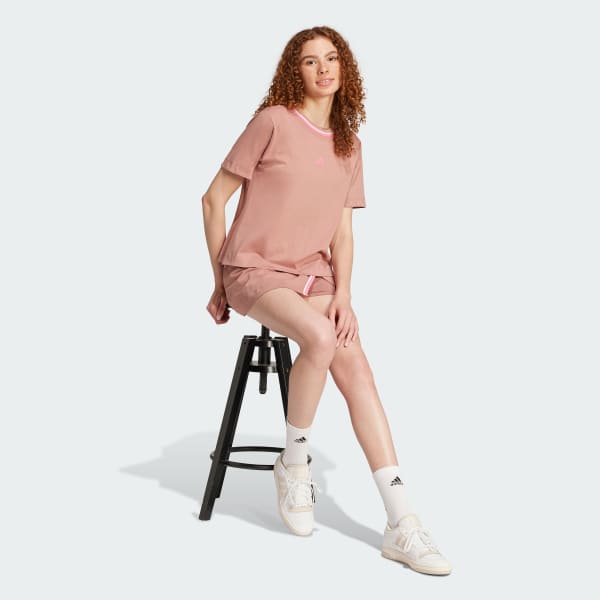 Rosa Playera Essentials Color Pop Cotton