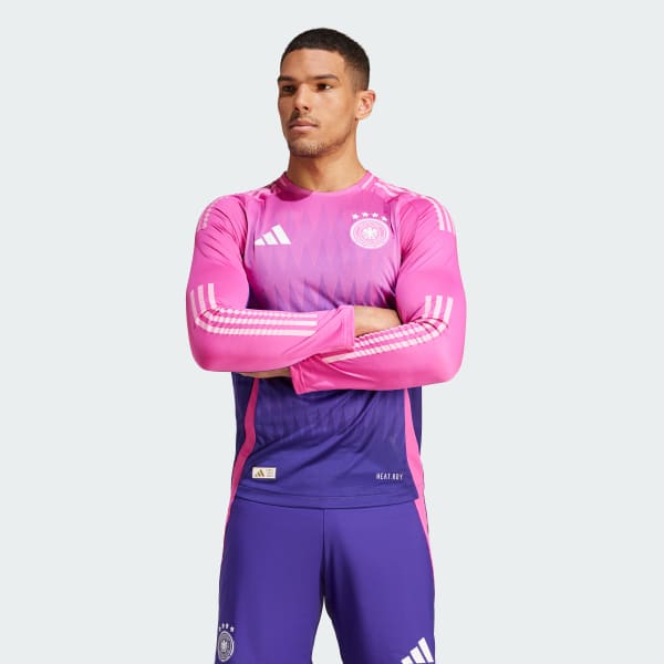 Roze Duitsland 24 Authentiek Uitshirt met Lange Mouwen