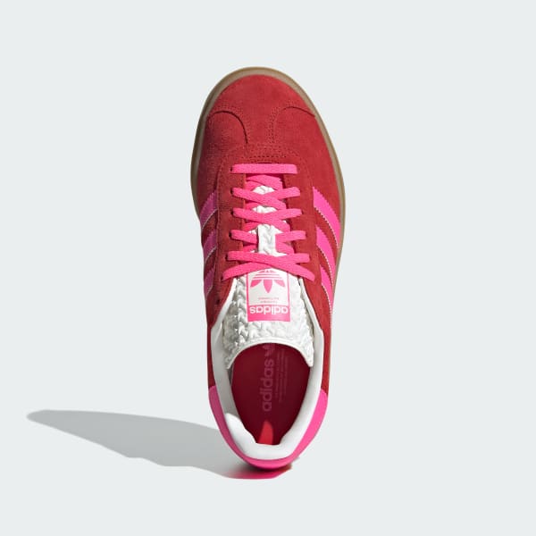【adidas】IH7496 adidas GAZELLE BOLD W RED/PINK アディダス ガゼルボールド レッド/ピンク レディース スニーカー  厚底 ローカット シューズ 大人靴 アディダス ガゼルボールド / Gazelle Bold - レッド | アディダス