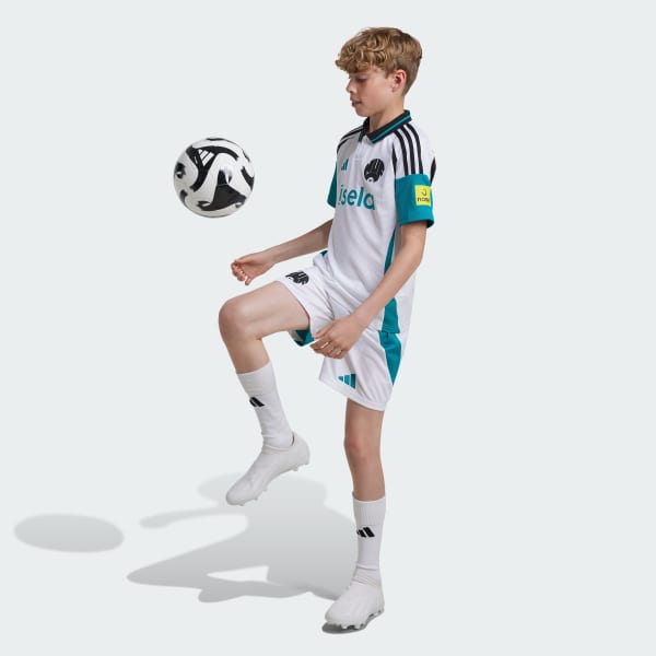 White Newcastle United FC 24/25 Third Jersey Kids