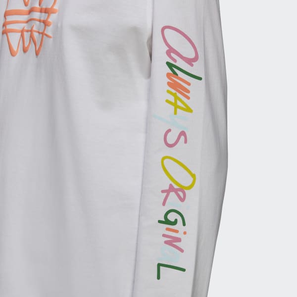 Bianco Maglia Always Original Graphic Long Sleeve RB668