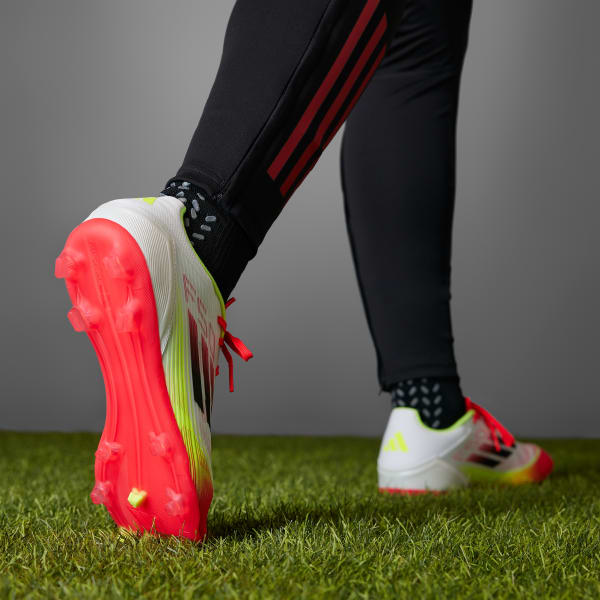 adidas F50 League Firm/Multi-Ground Cleats - White | Free
