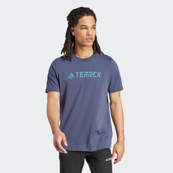 Blue Terrex Classic Logo Tee