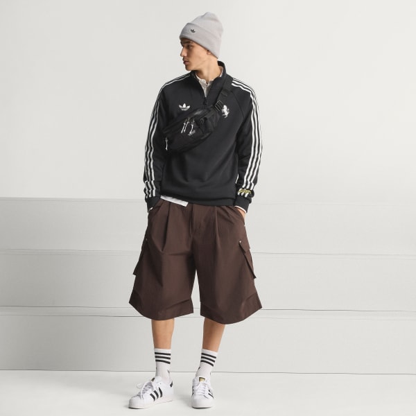 Nero Top Originals Half Zip Juventus FC