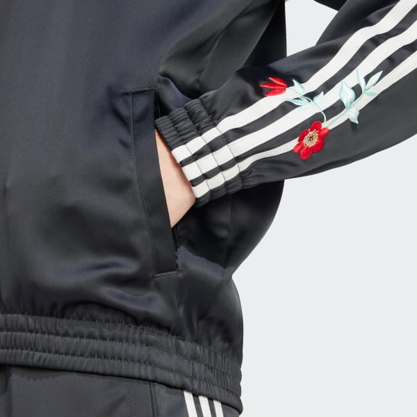 adidas Graphics Floral Firebird Originals Jacke Schwarz adidas Deutschland