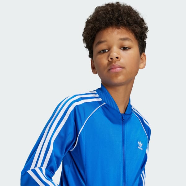 adidas Adicolor SST Track Top Kids Blue Free Shipping with adiClub adidas US