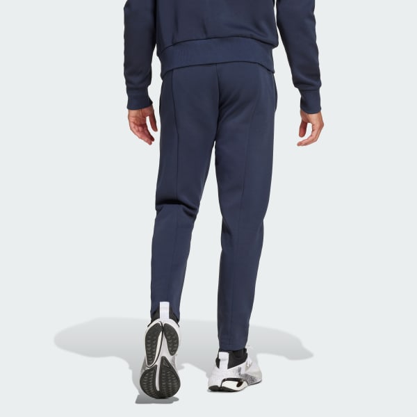Blue AS Roma Seasonal Doubleknit Tracksuit Bottoms