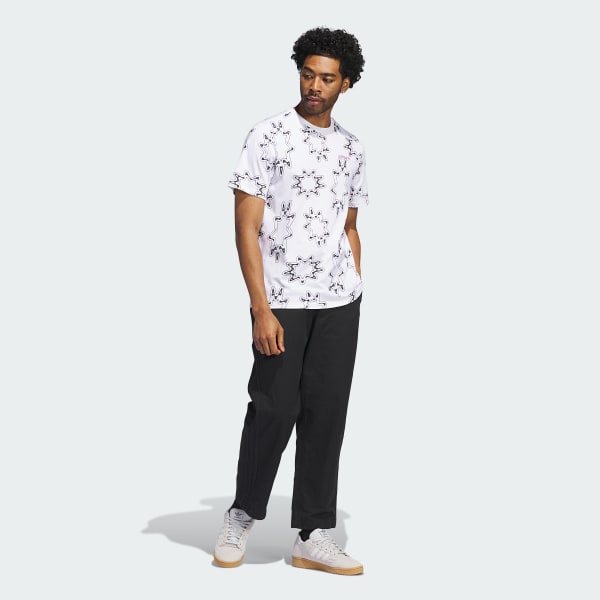 White Skateboarding Astarry Tee