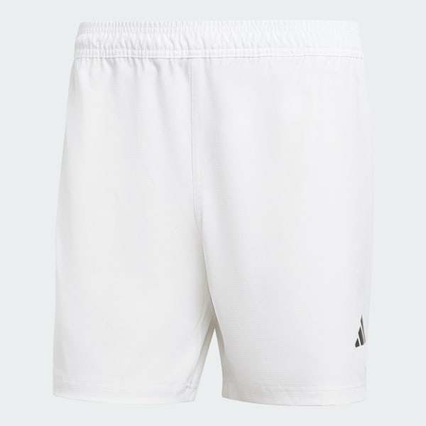 Weiss 3-Streifen Shorts
