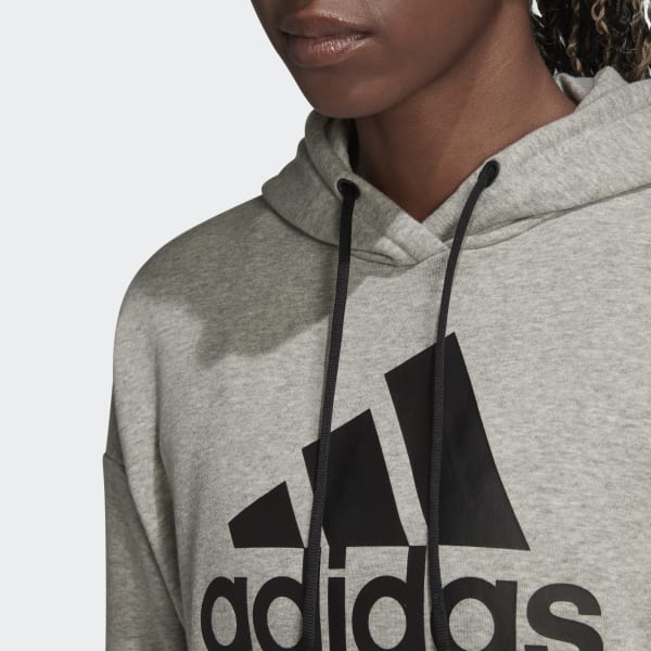 adidas Badge of Sport Long Hoodie Grau | adidas Austria Badge of Sport Long Hoodie in 2020 | Long hoodie, Adidas