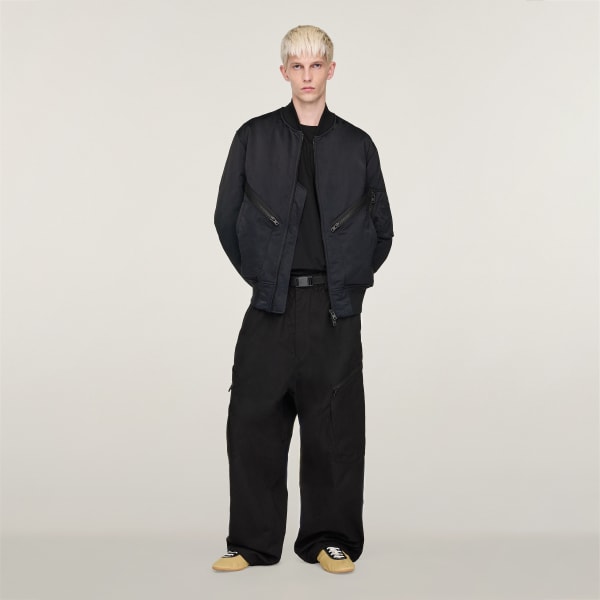 Sort Y-3 bomberjakke