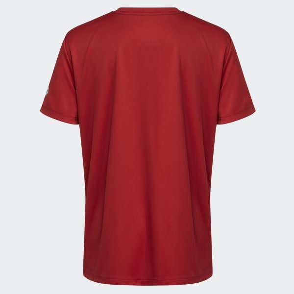 Red addidas hot sale shirt