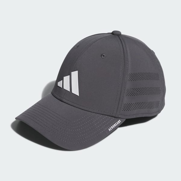adidas Gameday 4 Stretch Fit Hat - Grey | Free Shipping with