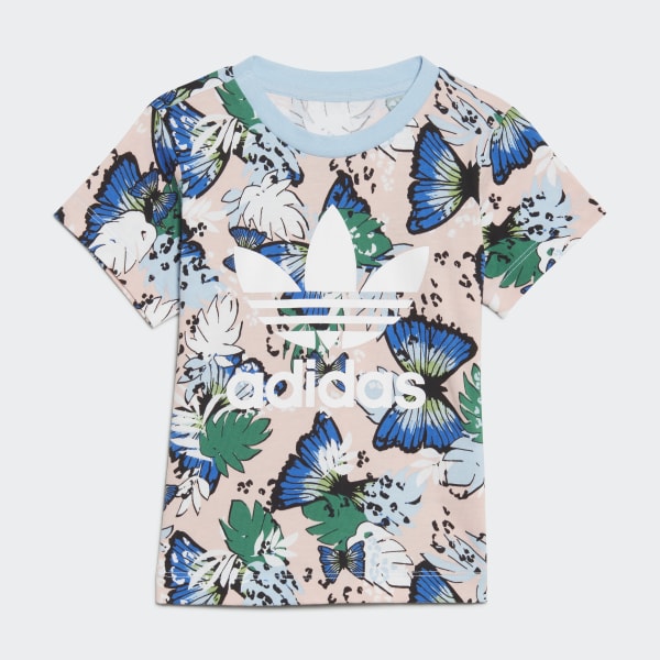 Rosa Camiseta HER Studio London Estampado Animal y Floral JJV10