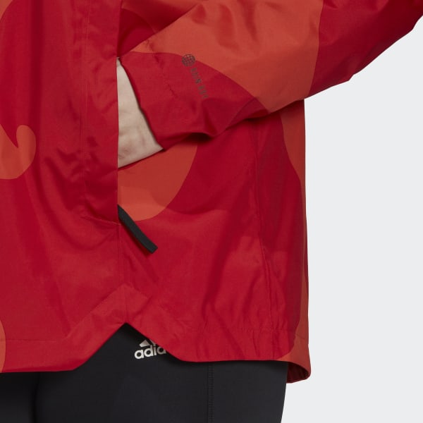 oranje Marimekko Traveer RAIN.RDY Jacket (Plus Size) N4371