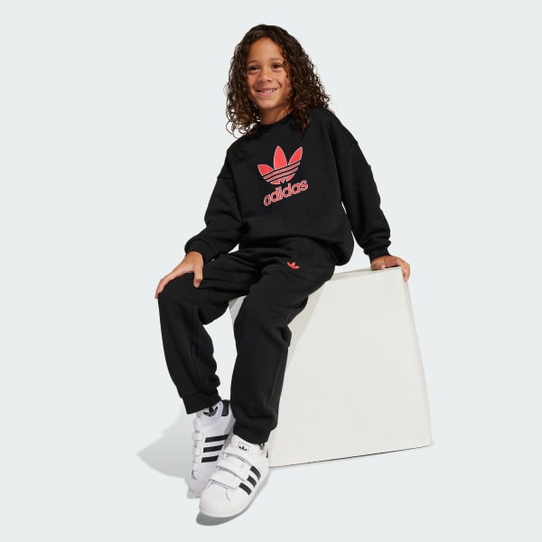 Black Crew Set Kids