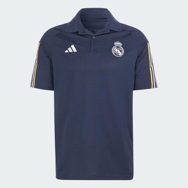 Blue Real Madrid Tiro 23 Cotton Polo Shirt