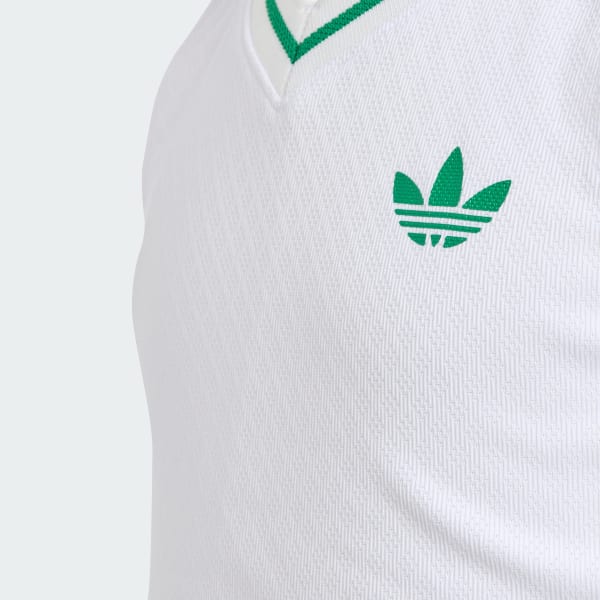 Bialy Koszulka Tennis Climacool Tank Kids