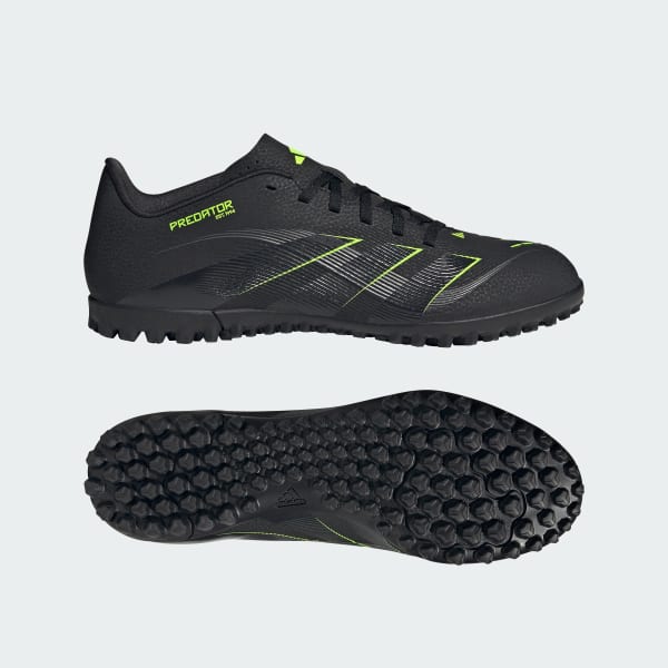 Negro Zapatos de fútbol para césped artificial Predator Club