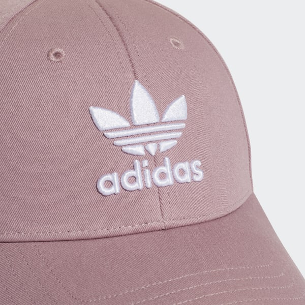 Adidas trefoil baseball cap pink sale