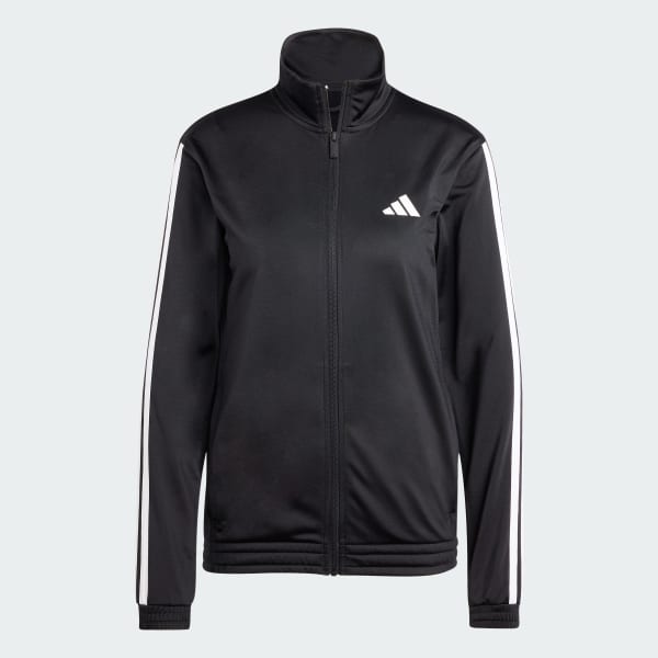 Negro Chaqueta 3 Tiras Tricot