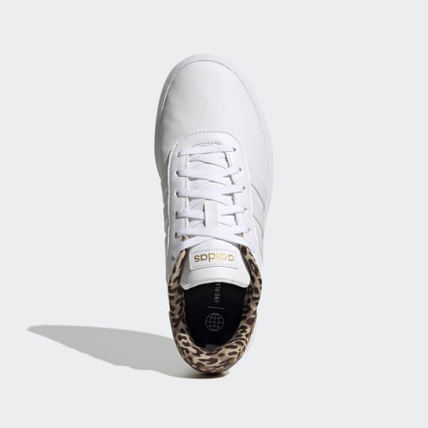Weiss Court Platform Schuh