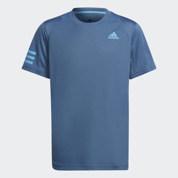 Blue Club Tennis 3-Stripes T-Shirt JLO62