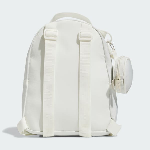 Adidas originals mini backpack in white faux leather deals
