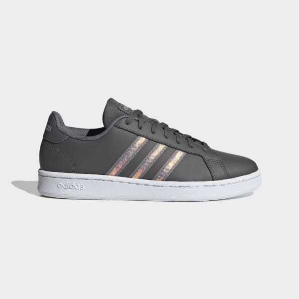 adidas grand court shoes grey