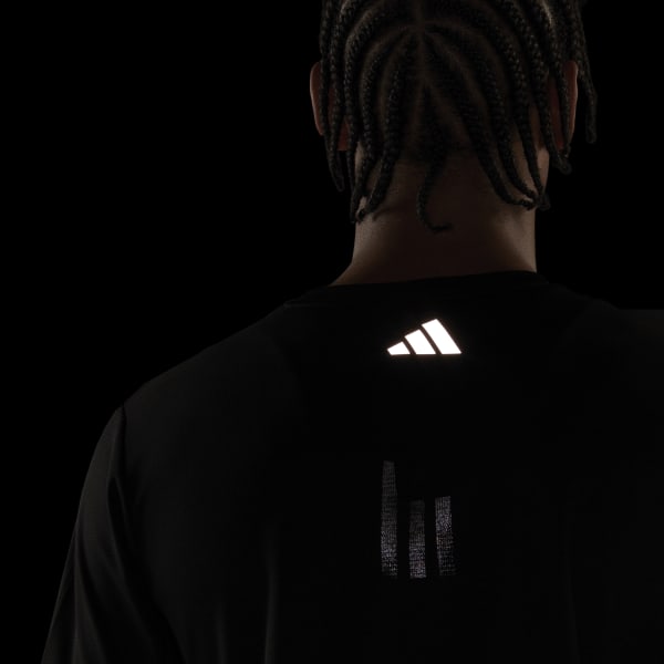Nero T-shirt Run Icons 3 Bar Logo