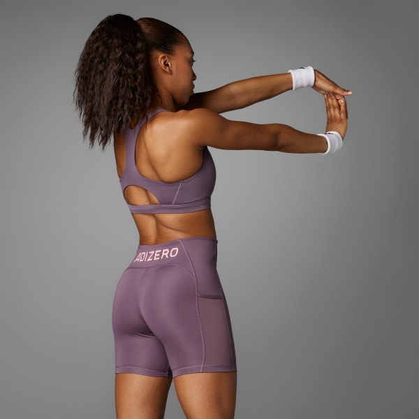 adidas Adizero Short Leggings Purple adidas India