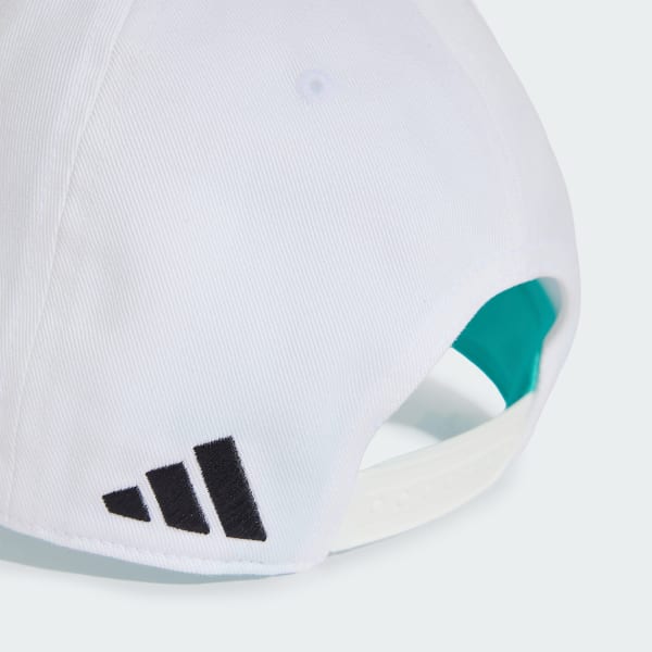 Blanco GORRA DE BÉISBOL DNA DE LA ESCUDERÍA DE FÓRMULA 1 MERCEDES - AMG PETRONAS
