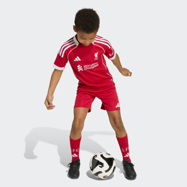 Czerwony Zestaw Liverpool FC 25/26 Home Mini Kids