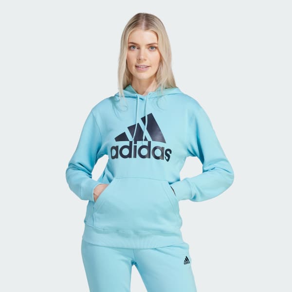 Azul Sudadera con Gorro Essentials Logo Grande