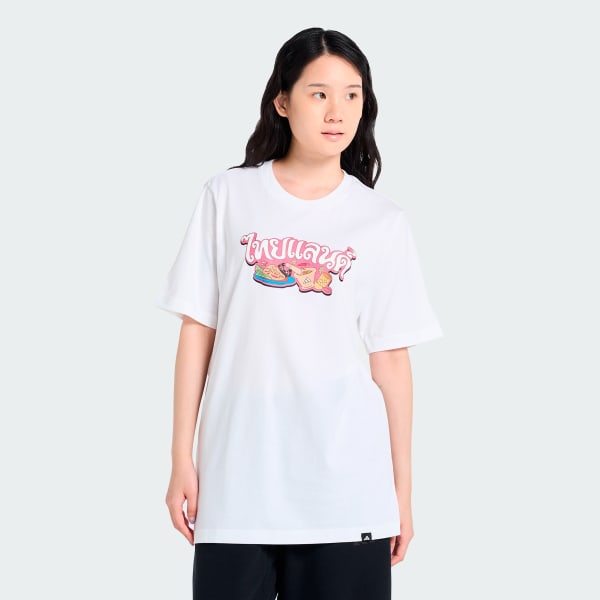 White Thailand Street Food Tee