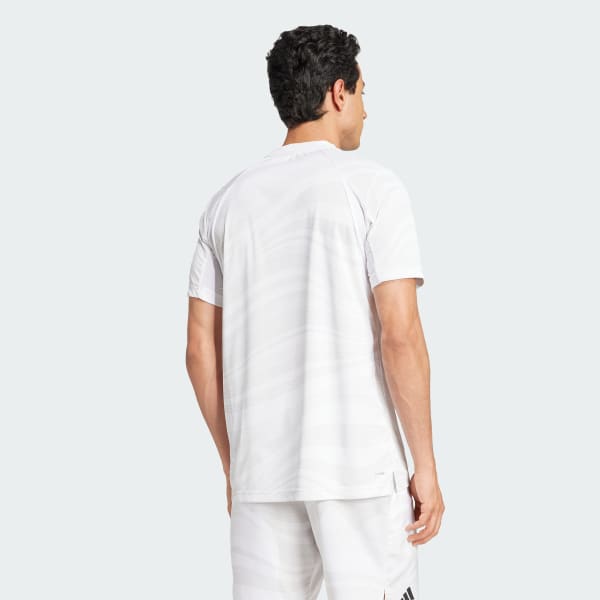 adidas Club Tennis Climacool Graphic Tee - White | Free