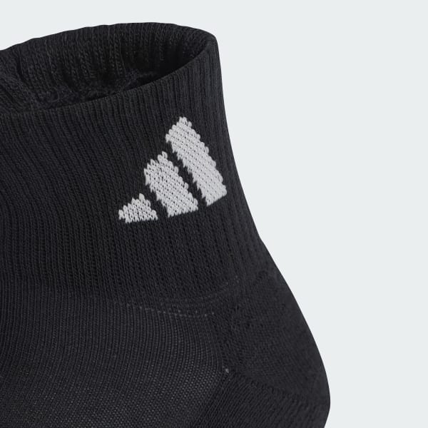 Negro MEDIAS AL TOBILLO SPORTSWEAR ACOLCHADAS, PAQUETE DE 3 PARES